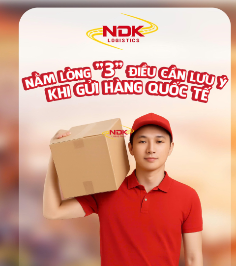 3 Điều cần lưu ý khi gửi hàng quốc tế | NDK Logistics